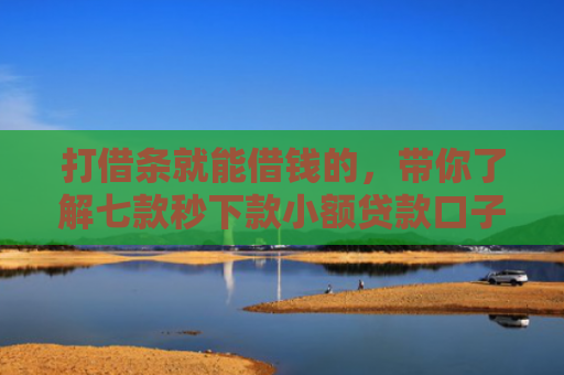 打借条就能借钱的，带你了解七款秒下款小额贷款口子