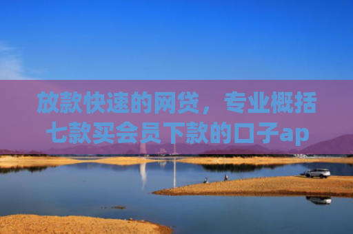 放款快速的网贷，专业概括七款买会员下款的口子app