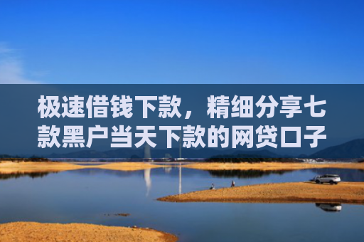 极速借钱下款，精细分享七款黑户当天下款的网贷口子