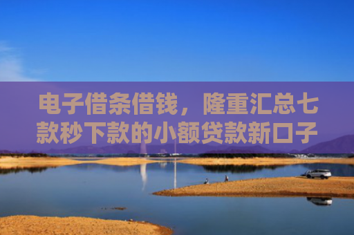 电子借条借钱，隆重汇总七款秒下款的小额贷款新口子