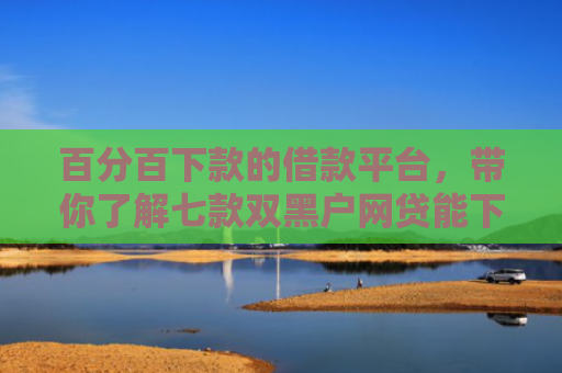 百分百下款的借款平台，带你了解七款双黑户网贷能下款的口子