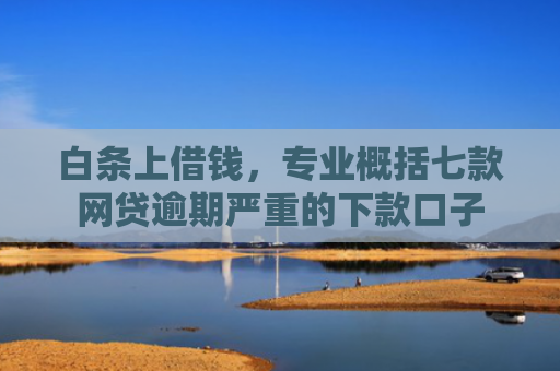 白条上借钱，专业概括七款网贷逾期严重的下款口子
