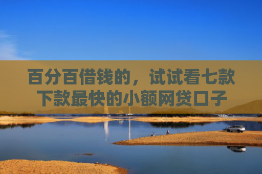 百分百借钱的，试试看七款下款最快的小额网贷口子