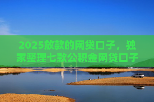 2025放款的网贷口子，独家整理七款公积金网贷口子秒下款