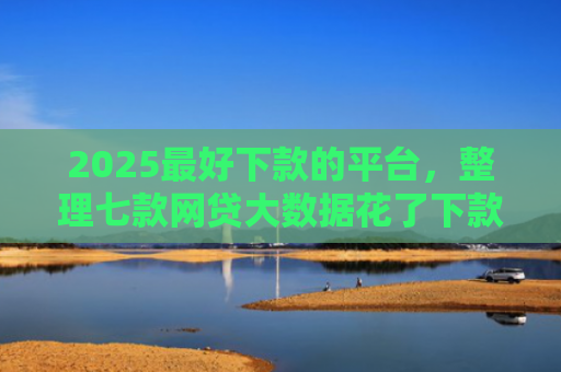 2025最好下款的平台，整理七款网贷大数据花了下款口子