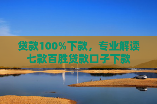 贷款100%下款，专业解读七款百胜贷款口子下款