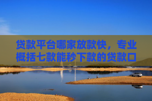 贷款平台哪家放款快，专业概括七款能秒下款的贷款口子