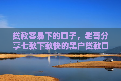 贷款容易下的口子，老哥分享七款下款快的黑户贷款口子