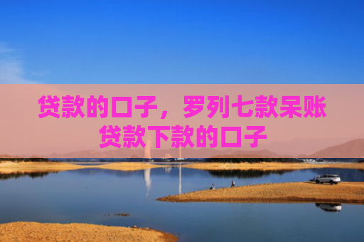贷款的口子，罗列七款呆账贷款下款的口子