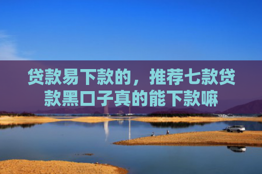 贷款易下款的，推荐七款贷款黑口子真的能下款嘛