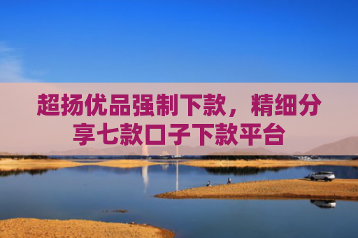 超扬优品强制下款，精细分享七款口子下款平台