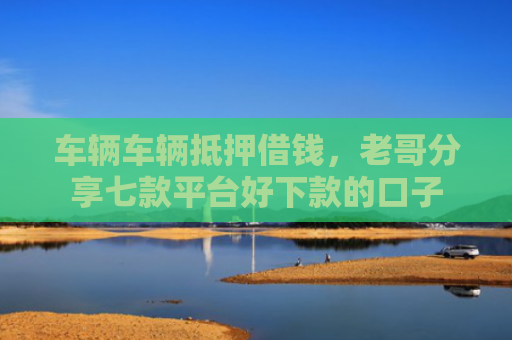车辆车辆抵押借钱，老哥分享七款平台好下款的口子