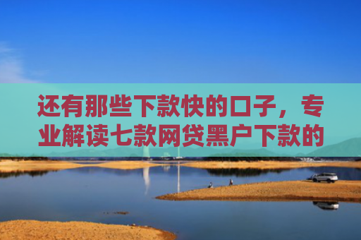 还有那些下款快的口子，专业解读七款网贷黑户下款的