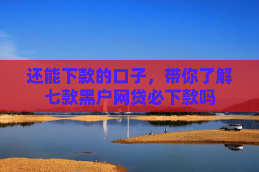 还能下款的口子，带你了解七款黑户网贷必下款吗