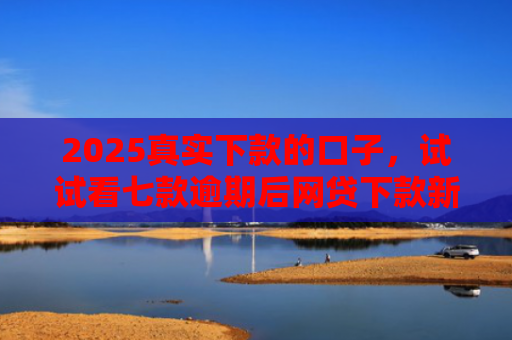 2025真实下款的口子，试试看七款逾期后网贷下款新口子