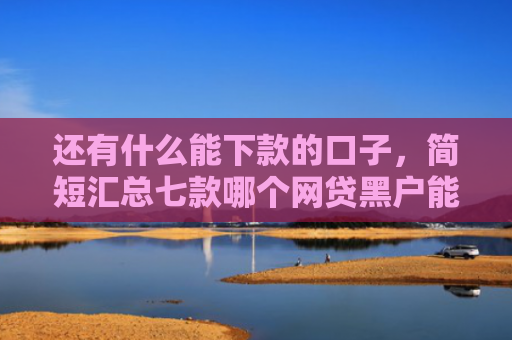 还有什么能下款的口子，简短汇总七款哪个网贷黑户能下款
