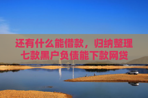 还有什么能借款，归纳整理七款黑户负债能下款网贷