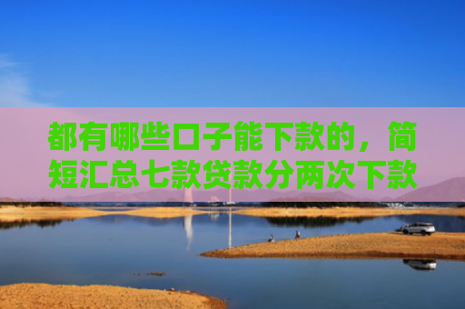 都有哪些口子能下款的，简短汇总七款贷款分两次下款的口子