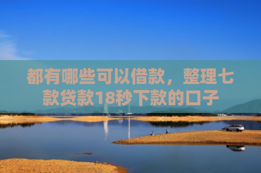 都有哪些可以借款，整理七款贷款18秒下款的口子