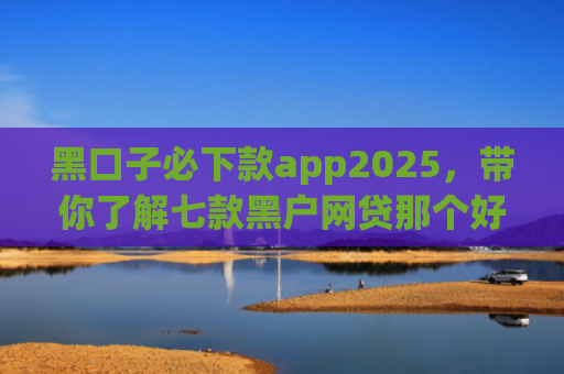 黑口子必下款app2025，带你了解七款黑户网贷那个好容易下款