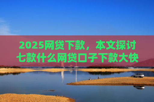 2025网贷下款，本文探讨七款什么网贷口子下款大快