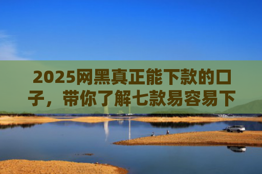2025网黑真正能下款的口子，带你了解七款易容易下款的网贷口子