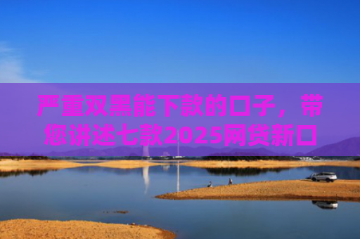 严重双黑能下款的口子，带您讲述七款2025网贷新口子下款