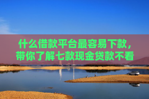 什么借款平台最容易下款，带你了解七款现金贷款不看征信秒下款