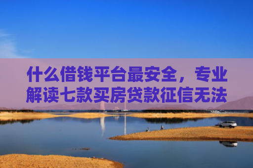 什么借钱平台最安全，专业解读七款买房贷款征信无法下款