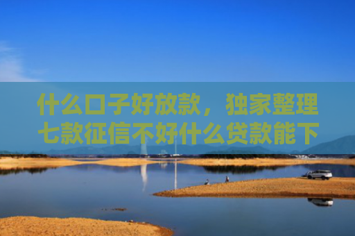 什么口子好放款，独家整理七款征信不好什么贷款能下款