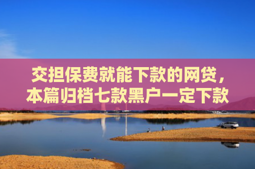 交担保费就能下款的网贷，本篇归档七款黑户一定下款的网贷