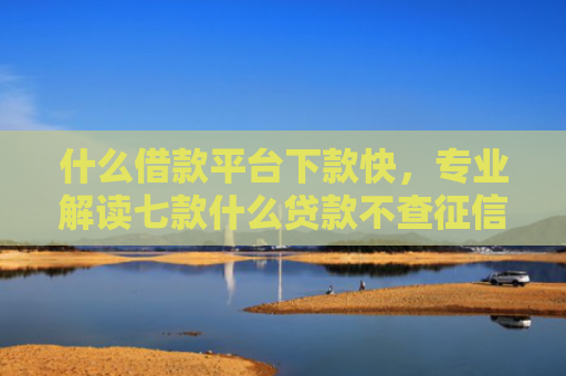 什么借款平台下款快，专业解读七款什么贷款不查征信秒下款