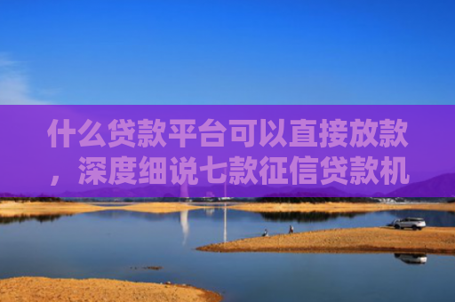 什么贷款平台可以直接放款，深度细说七款征信贷款机构哪个好下款