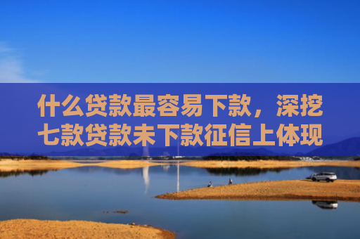 什么贷款最容易下款，深挖七款贷款未下款征信上体现