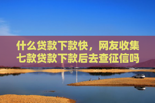 什么贷款下款快，网友收集七款贷款下款后去查征信吗