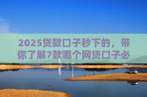 2025贷款口子秒下的，带你了解7款哪个网贷口子必下款