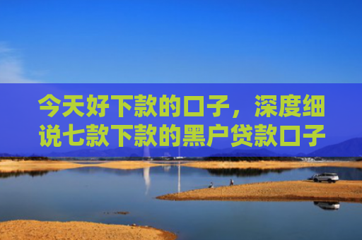 今天好下款的口子，深度细说七款下款的黑户贷款口子