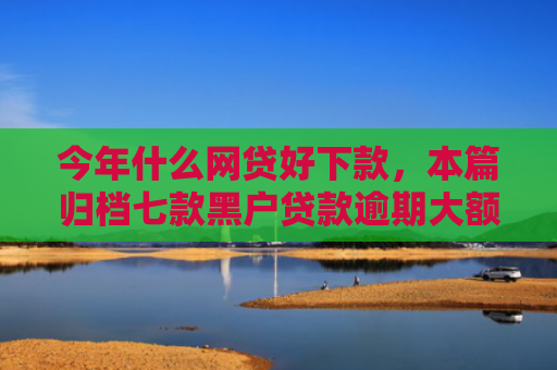 今年什么网贷好下款，本篇归档七款黑户贷款逾期大额下款