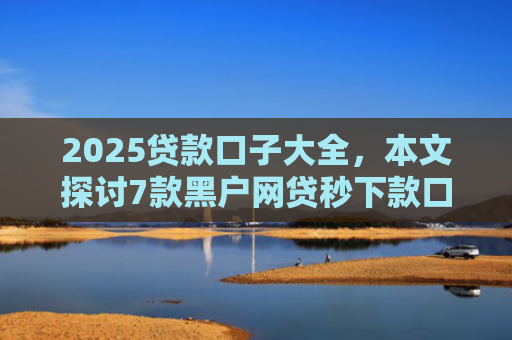 2025贷款口子大全，本文探讨7款黑户网贷秒下款口子