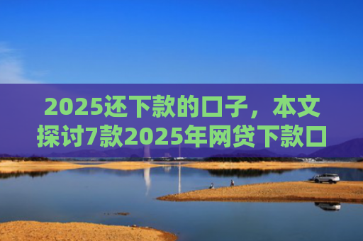 2025还下款的口子，本文探讨7款2025年网贷下款口子