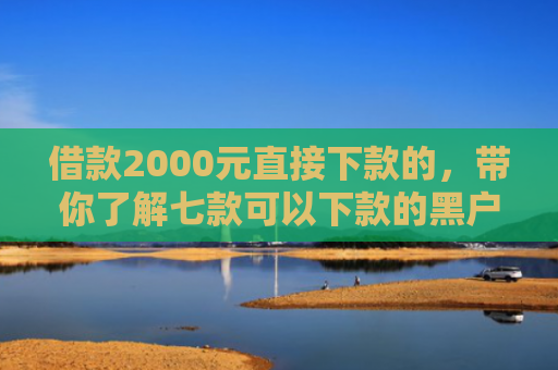 借款2000元直接下款的，带你了解七款可以下款的黑户网贷软件