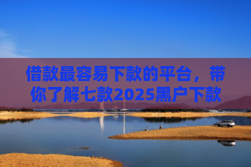 借款最容易下款的平台，带你了解七款2025黑户下款平台