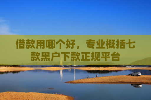 借款用哪个好，专业概括七款黑户下款正规平台