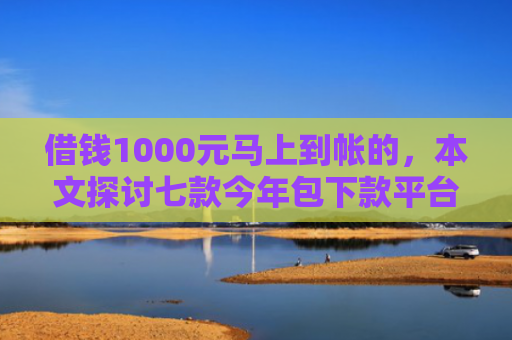 借钱1000元马上到帐的，本文探讨七款今年包下款平台黑户