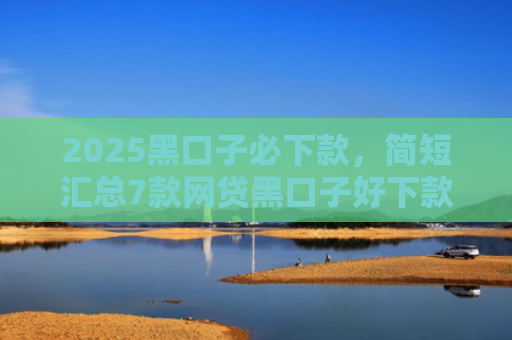 2025黑口子必下款，简短汇总7款网贷黑口子好下款