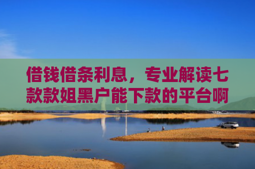 借钱借条利息，专业解读七款款姐黑户能下款的平台啊