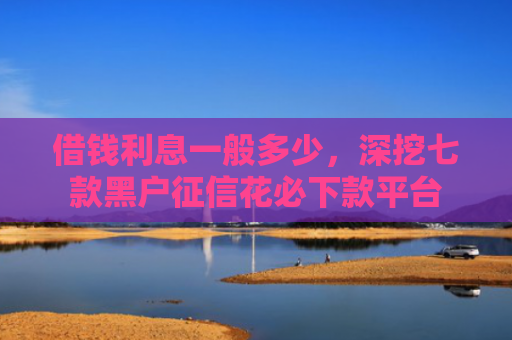 借钱利息一般多少，深挖七款黑户征信花必下款平台