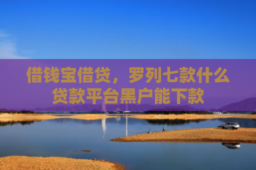 借钱宝借贷，罗列七款什么贷款平台黑户能下款