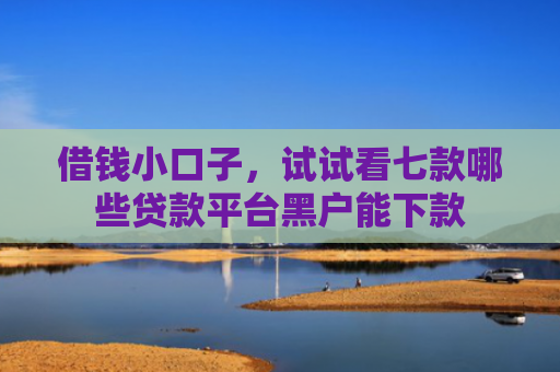 借钱小口子，试试看七款哪些贷款平台黑户能下款