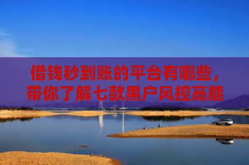 借钱秒到账的平台有哪些，带你了解七款黑户风控高能下款的平台